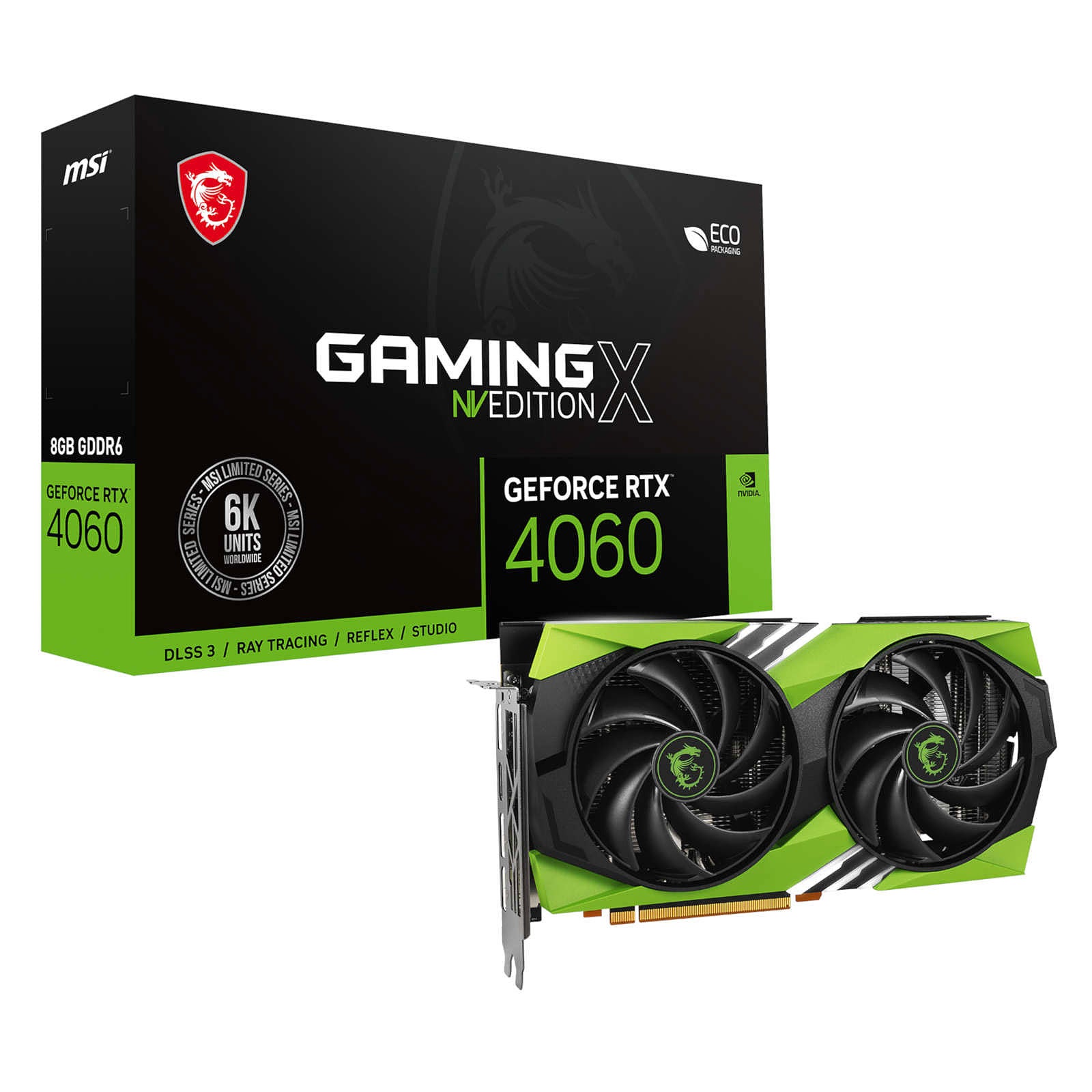 MSI RTX 4060 GAMING X NV EDITION 8G MSI RTX 4060 GAMING X NV EDITION 8G